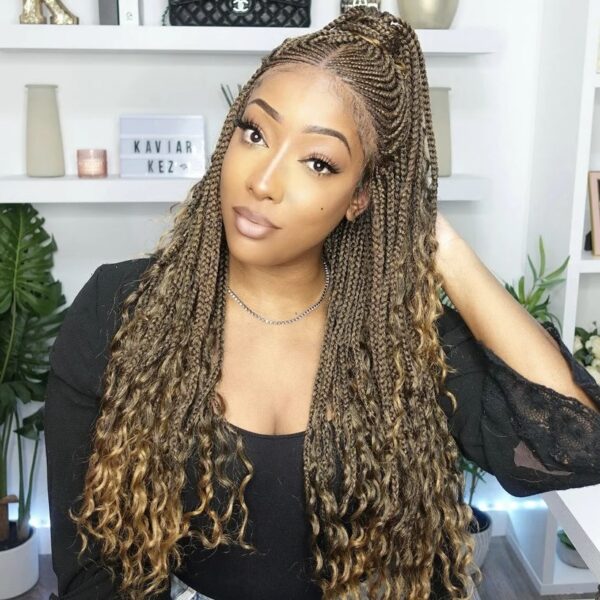 Goddess Box Braids 13x4 Lace Frontal Wig