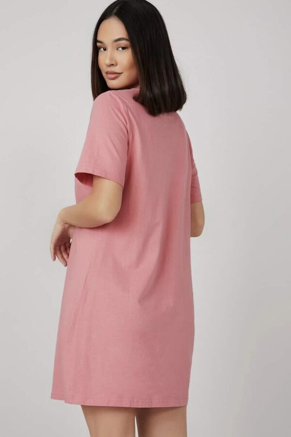 Nica Noel Solid Cotton Tee Dress, ISF - Image 4