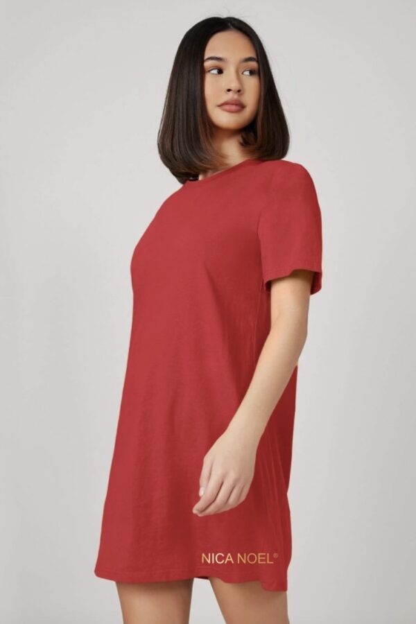 Nica Noel Solid Cotton Tee Dress, ISF - Image 10