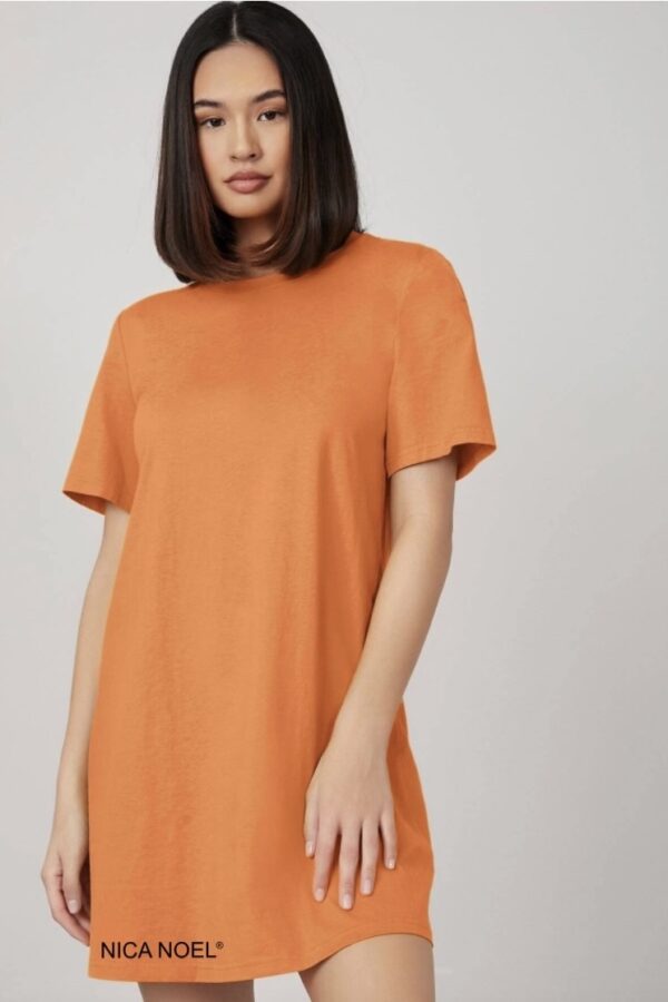 Nica Noel Solid Cotton Tee Dress, ISF - Image 6