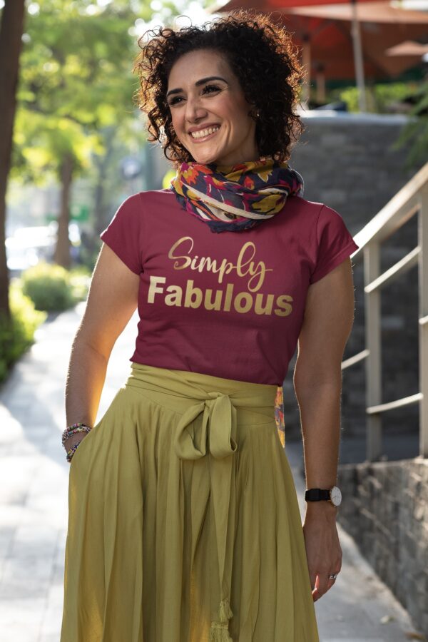 V-Neck Simply Fabulous Tee, ISF