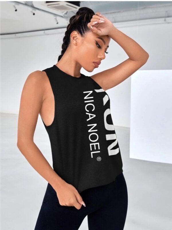 Nica Noel "Run" Crop Tank Top, ISF - Image 2