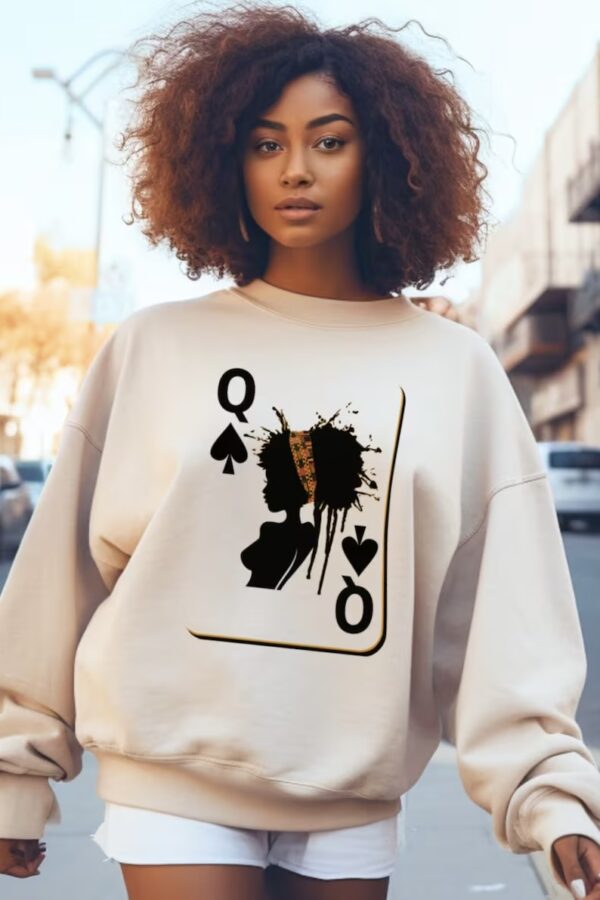 Queen  Of Spades Sweatshirt, ISF - Image 5