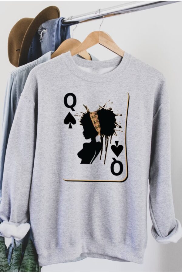 Queen  Of Spades Sweatshirt, ISF - Image 4