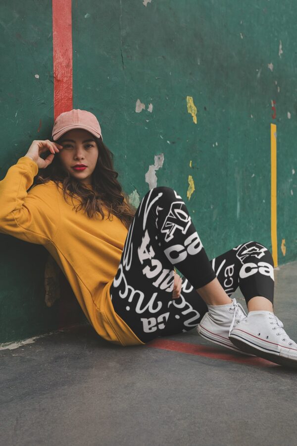 Nica Noel® Nica Nica Graffiti High Waisted Leggings, ISF