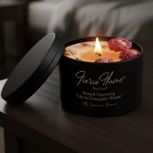 Nica Noel® Fierce Fire Scented Candle, My Jasmine Flower, ISF