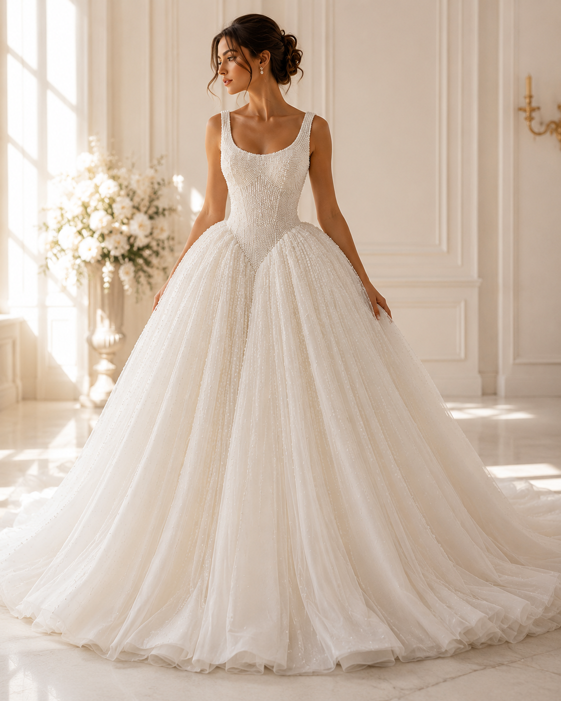 Celestia Pearl™ Aline Bridal Gown