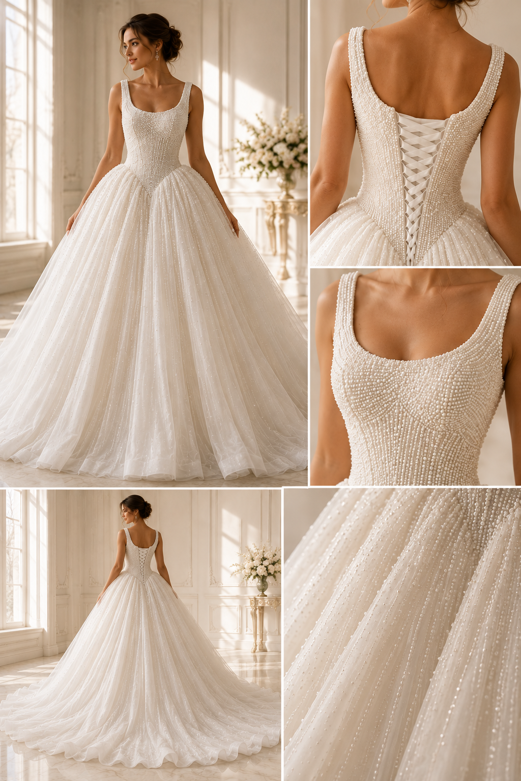 Celestia Pearl™ Aline Bridal Gown - Image 3