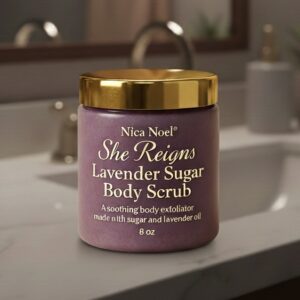 Nica Noel® She Reigns Lavender Sugar Body Scrub, ISF