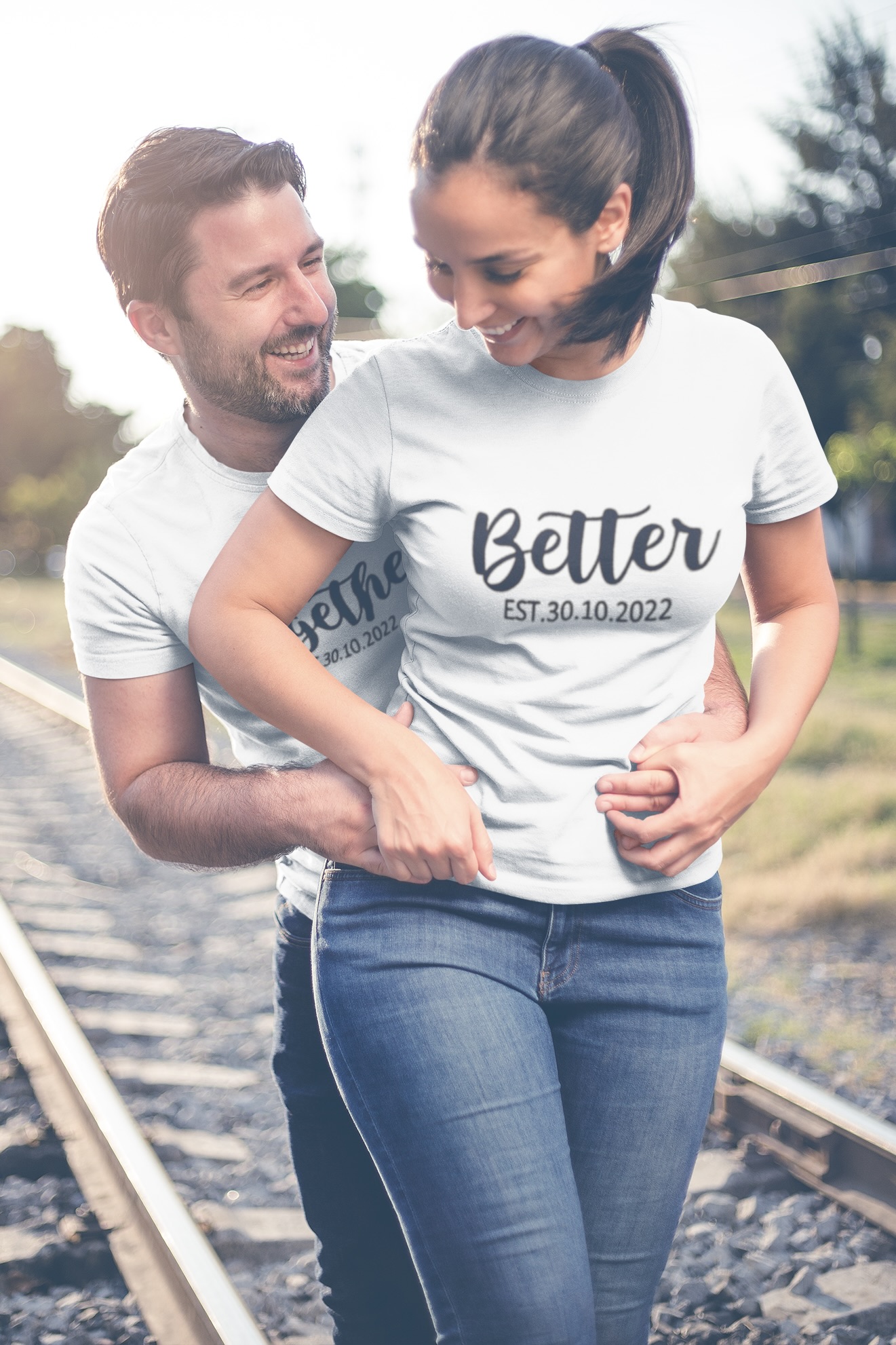 Nica Noel® Couples Tees, Better Together, LOA - Image 3