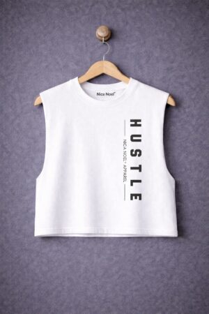 Hustle Muscle Crop Top.