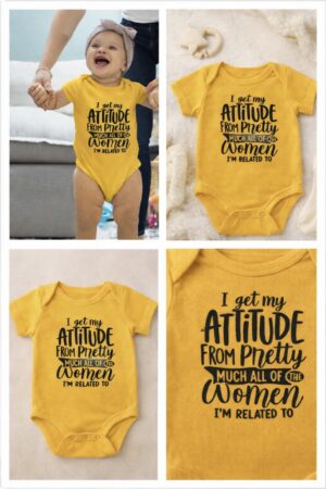 I Got My Attitude ... Baby Onesie