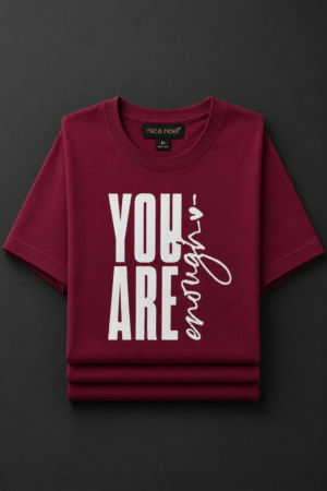 You Are Enough" Tshirt Dress