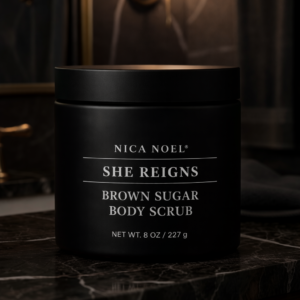 She Reigns Brown Sugar Body Scrub, 8oz