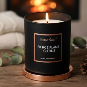 Nica Noel® Fierce Flame,  Citrus Scented Candle, iSF
