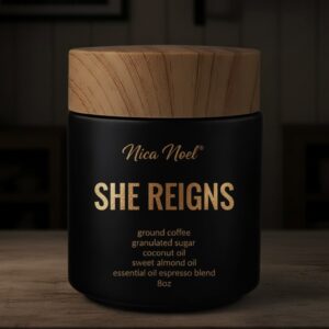 Nica Noel® She Reigns Coffeee Body Scrub, 8oz, ISF