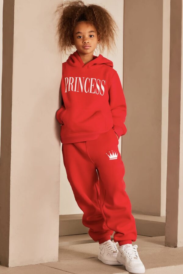 Princess Girls Hooded Sweatsuits.