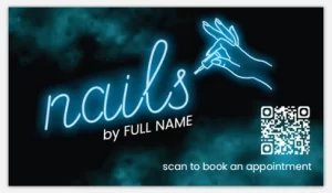 Nica Noel® Cutomized Business Cards, Signature Glow Style