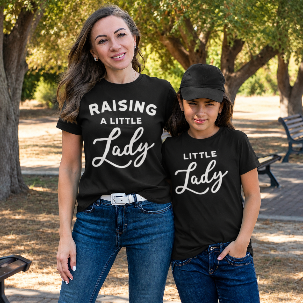 Mother | Daughter | Raising A Little Lady Tees - Image 4