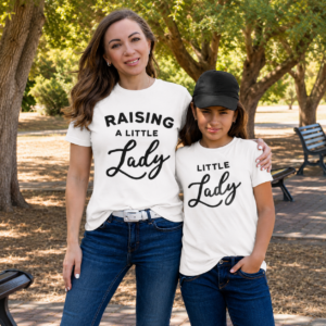 Mother | Daughter | Raising A Little Lady Tees