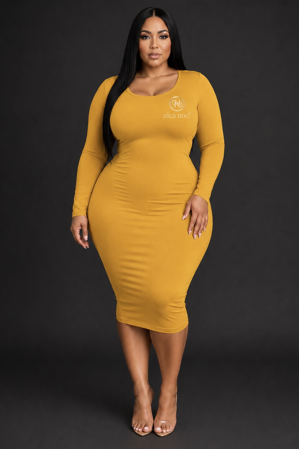 Royalty Bodycon Long Sleeves Dress™ - Image 3